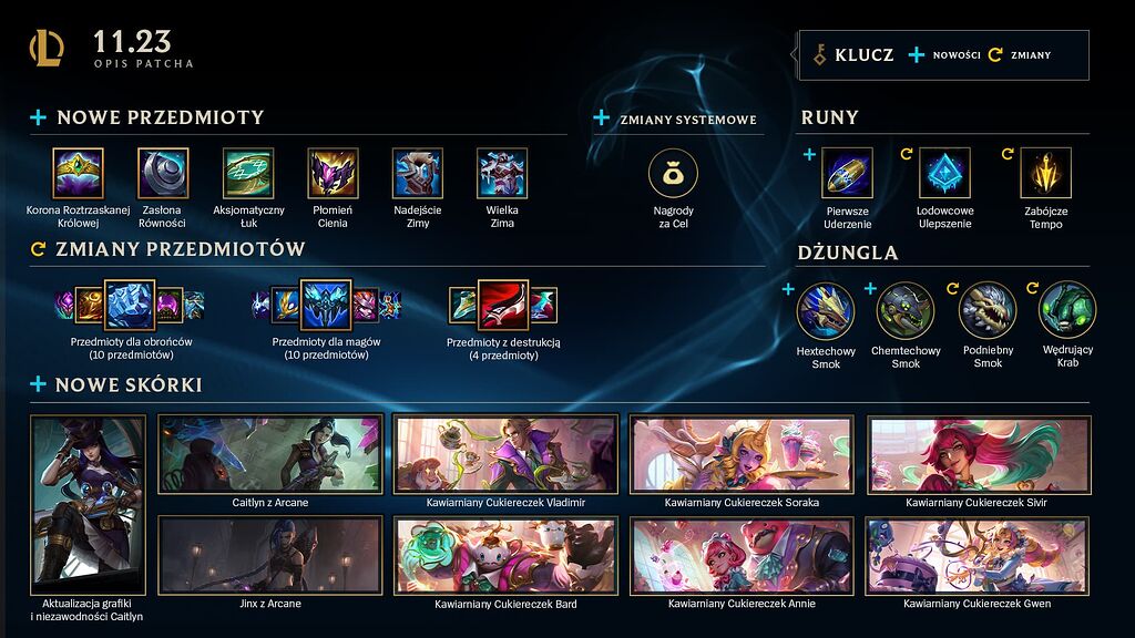 Zmiany w patchu 11.23 w League of Legends Forum League of Legends ANYForum.pl